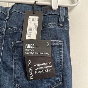 NWT PAIGE blue denim. Size 25.